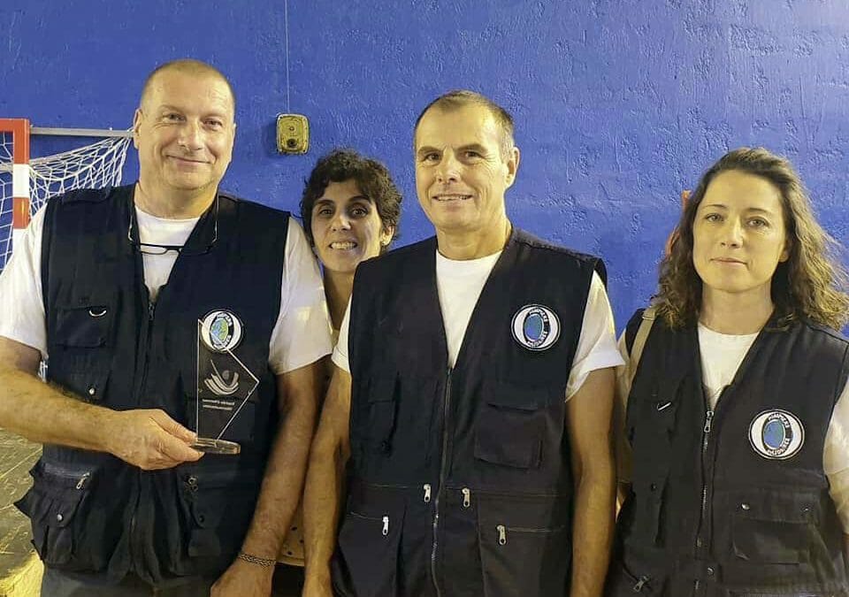 Trophée d’honneur pour Pompiers Solidaires