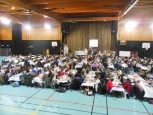 600 personnes réunies pour le loto organisée par la délégation pompiers solidaires pays de Loire